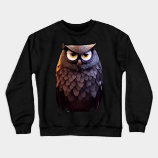 The Great Horn Owl Crewneck Sweatshirt